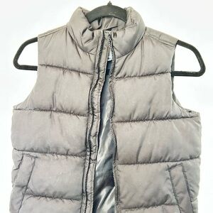 Black kids Puffer Vest